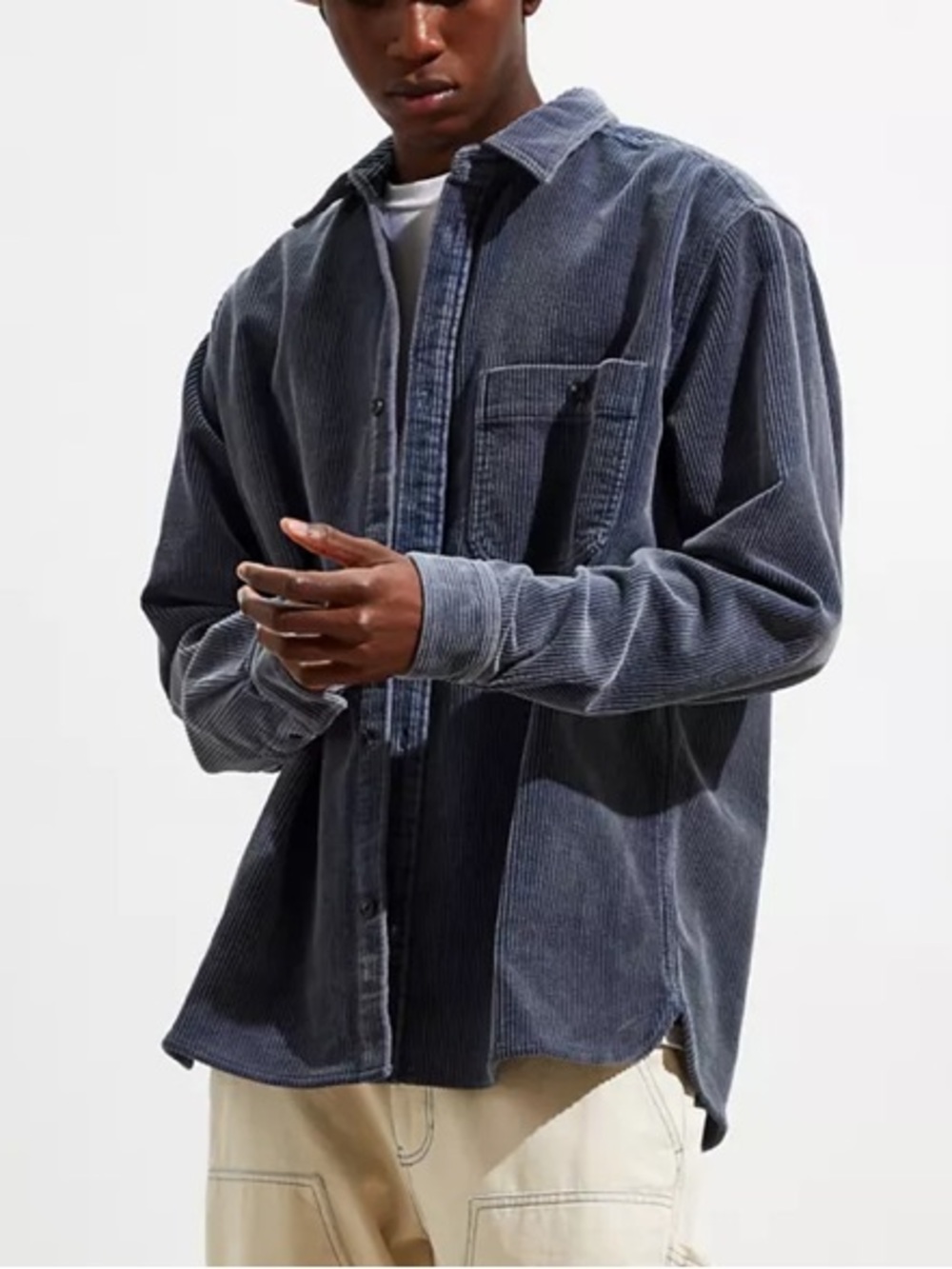 BDG Big Corduroy Button-Down Shirt
